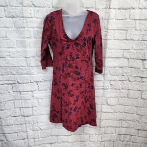 Toad & Co Rosealinda Dress in Red Floral